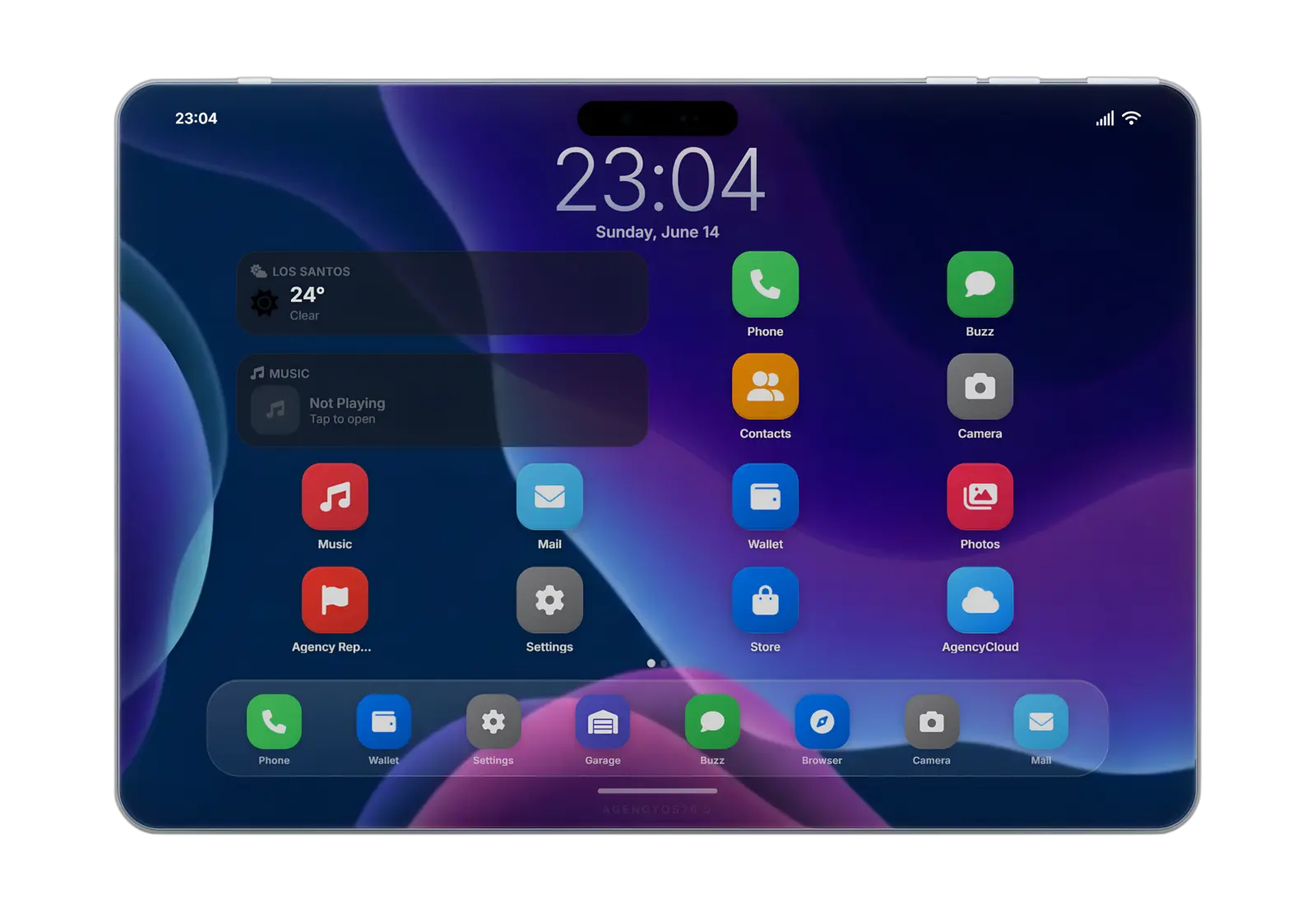 Agency Pad FiveM tablet script preview