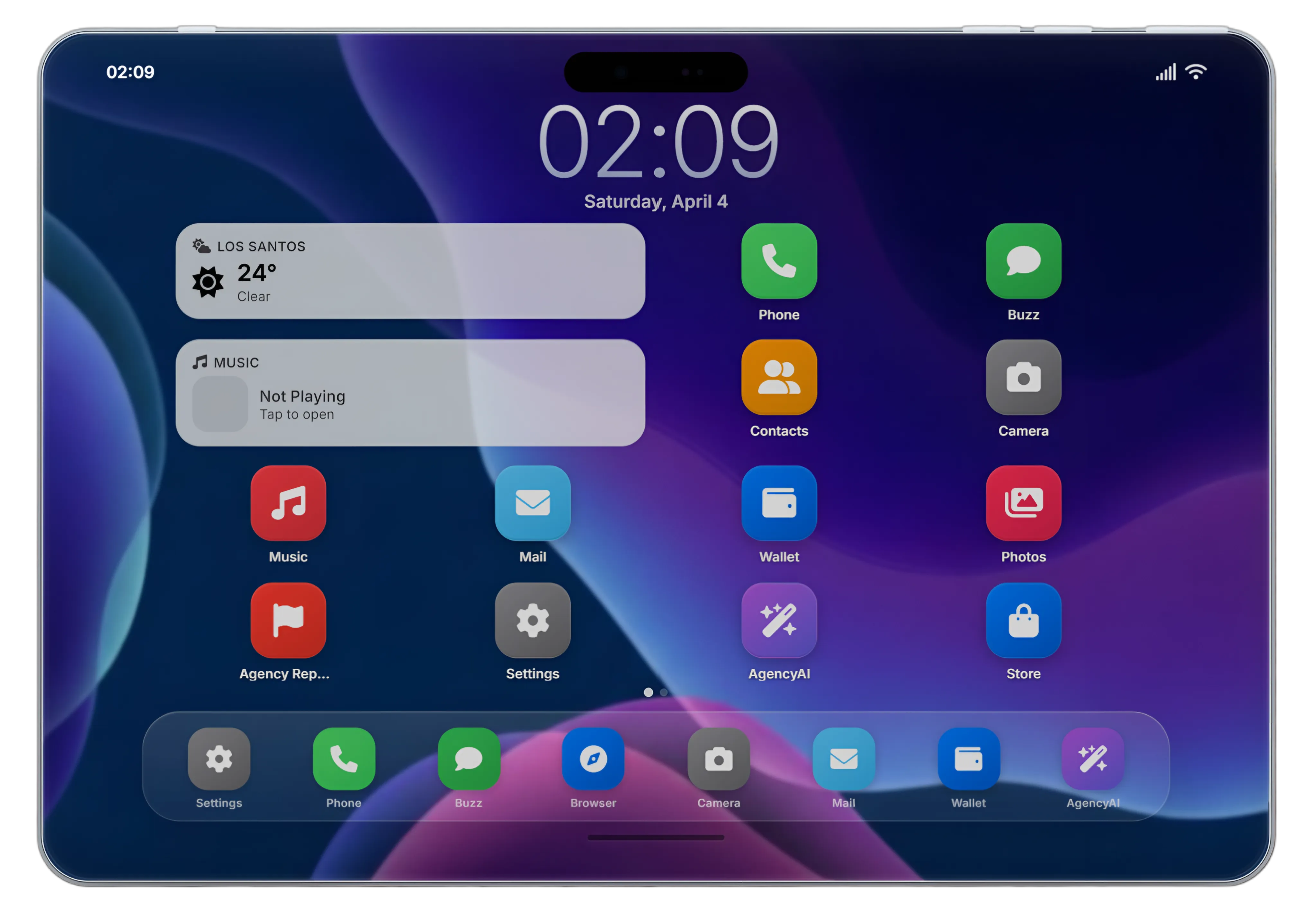 Agency Pad FiveM tablet script preview